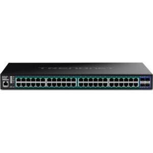 Switch TRENDnet TRENDnet 52-Port Gigabit Web Smart 740W PoE+ Switch 10G SFP+