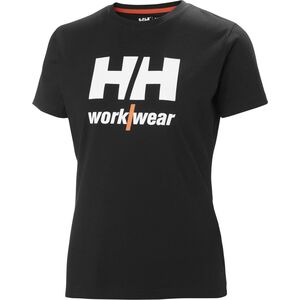 Γυναικείο T-shirt Helly Hansen HELLY HANSEN Logo T-Shirt, μαύρο XS