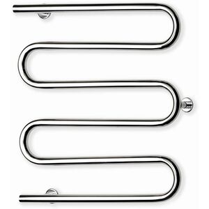 Πετσετοθήκη WELLMER, 600 x 450 mm, ανοξείδωτο ατσάλι, DN25, 2b, 1/2", εσωτερικό σπείρωμα