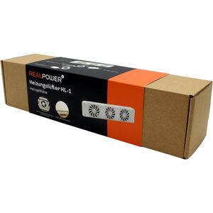 REALPOWER Θερμαντικό ανεμιστήρα HL-1, ανεμιστήρας με 3 ανεμιστήρες