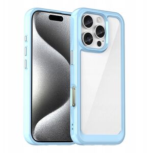 Θήκη Outer Space Case για iPhone 16e κάλυμμα με ελαστικό πλαίσιο - μπλε