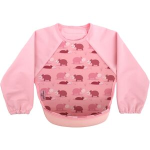 BIBETTA sleeved bib with pocket Hippos, BBWS-3-121