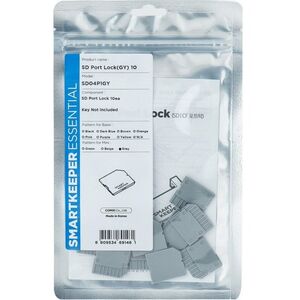 SmartKeeper MSD04P1GY 10 x Micro SD Αποκλειστές Θύρας χωρίς Κλειδί Κλειδώματος Μίνι Γκρι SLSART-0322 SLSART0322 (SLSART-0322)