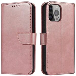 Θήκη Magnet Case με καπάκι για Samsung Galaxy S25 Ultra - ροζ