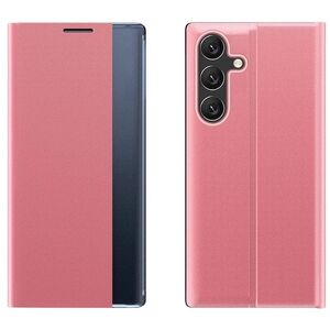 Νέα θήκη Sleep Case για Samsung Galaxy A16 / A16 5G με καπάκι και βάση - ροζ