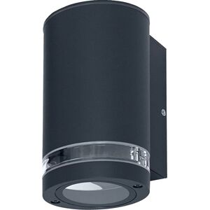 Φωτιστικό τοίχου εξωτερικού χώρου G.LUX, IP44, 1 x GU10, μαύρο, GH-223-BL