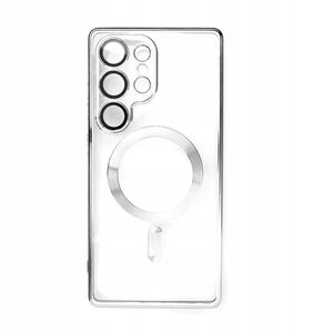 Θήκη Electroplated Case με MagSafe γαλβανισμένη για iPhone 16e - ασημί