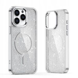 Θήκη με γκλίτερ Glitter Case με MagSafe για Samsung Galaxy A26 5G - λευκό