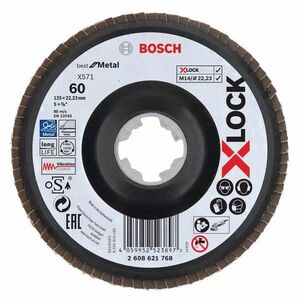 Flap Disc           X-LOCK,BfM,125,G60