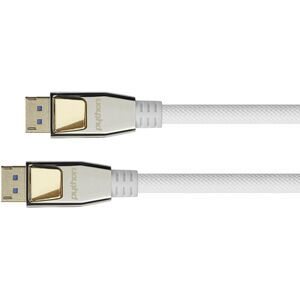 Καλώδιο DisplayPort 2.0 PYTHON Νάιλον πλέξη λευκό 3m