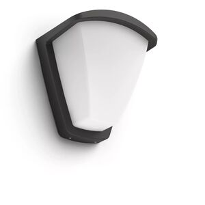 Philips Kiskadee wall lamp anthracite grey, E27
