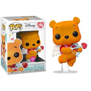 FUNKO POP! Βινύλιο Φιγούρα: Disney: Γουίνι το Αρκουδάκι - Γουίνι (Ημέρα του Αγίου Βαλεντίνου) (Flocked)