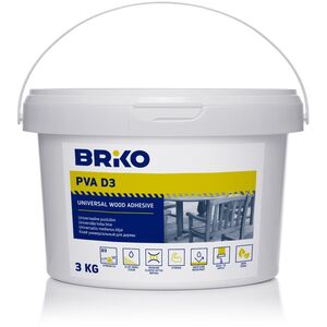 ΚΟΛΛΑ ΞΥΛΟΥ ΠΟΛΛΑΠΛΩΝ ΧΡΗΣΕΩΝ PVA D3 BRIKO (3 KG)