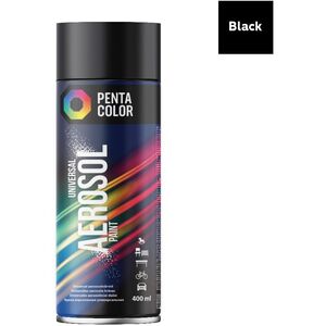 ΧΡΩΜΑ ΣΠΡΕΪ Pentacolor ΜΑΥΡΟ ΜΑΤ 400ML R-9005
