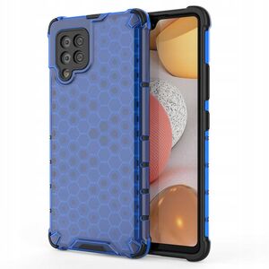Θήκη Honeycomb etui pancerny pokrowiec με ζελατινώδες πλαίσιο Samsung Galaxy A42 5G μπλε