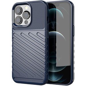 Θήκη Thunder ελαστική θωρακισμένη θήκη κάλυμμα iPhone 13 Pro μπλε