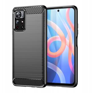 Θήκη Carbon elastyczne etui pokrowiec Xiaomi Redmi Note 11 czarny