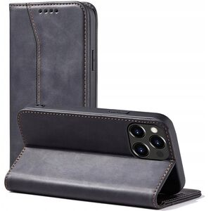 Θήκη Magnet Fancy Case για iPhone 14 Pro με καπάκι, πορτοφόλι, βάση, μαύρο