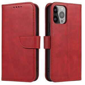 Θήκη Magnet Case Samsung Galaxy S23 με καπάκι πορτοφόλι βάση κόκκινη