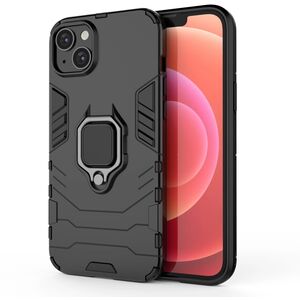Θήκη Ring Armor για iPhone 14 Plus θωρακισμένη θήκη με μαγνητική λαβή δαχτυλίδι μαύρο