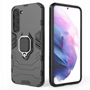 Θήκη Ring Armor για Samsung Galaxy S23+ θωρακισμένη θήκη με μαγνητική βάση δαχτυλίδι μαύρο