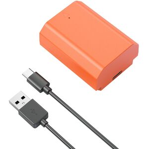 SmallRig 4969 NP-FZ100 USB-C Rechargeable Camera Battery - Orange