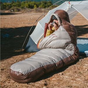 Śpiwór snowbird duck down 700 m CNK2550WS014-smoky brown NATUREHIKE