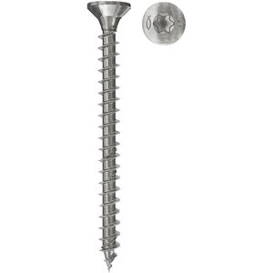 Βίδες με επίπεδη κεφαλή Fischer 657012 3 mm 35 mm Torx Γαλβανισμένες 200 τεμ