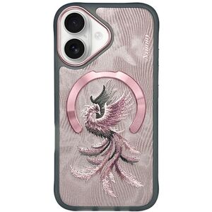 Etui Nimmy Magnetic Fantasy Animal       MagSafe do iPhone 16 różowo złoty