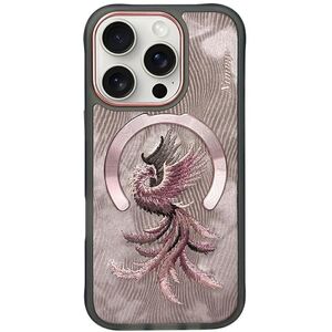 Etui Nimmy Magnetic Fantasy Animal       MagSafe do iPhone 16 Pro Max różowo złoty