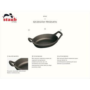 STAUB Garnek Staub Minis żeliwny 250 ml
