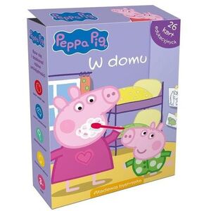 Świnka Peppa. W domu. Karty edukacyjne w pudełku