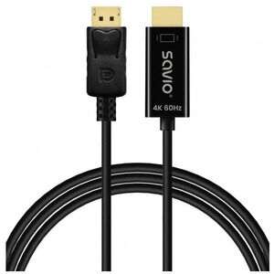 Καλώδιο Savio CL-189 DisplayPort σε HDMI 4K 60 Hz