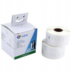 Ετικέτες G&G 36mm x 89mm μαύρο-λευκό Συμβατό με Dymo 99012/ s0722400