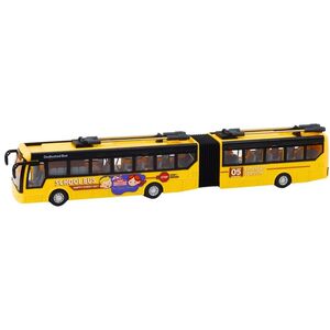 Autobus Szkolny Trolejbus Przegubowy Zdalnie Sterowany RC 1:32 Żółty