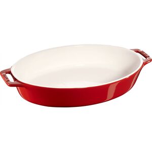 Staub Owalny półmisek ceramiczny premium 2.3 l czerwony