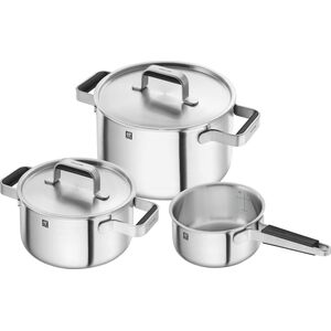 Zwilling Komplet 3 garnków ze stali nierdzewnej