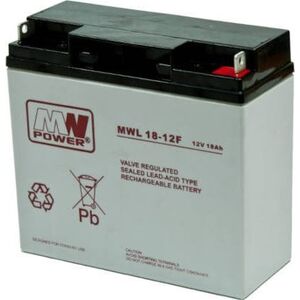 akumulator AGM 12V/18Ah 181*77*167 (T3)