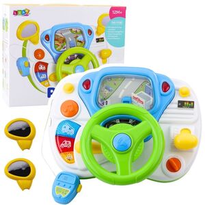 Symulator Jazdy Kierownica Edukacyjna Interaktywna Dźwięki Światła