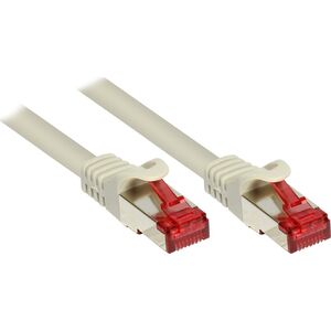 Good Connections RNS Patch Cable with Rastnasenschutz, Cat. 6, S/FTP, PiMF, PVC, 250MHz, gray, 0,5m, Good Connections (8060- 005)