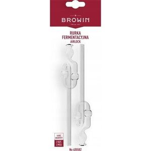 Browin Rurka fermentacyjna winiarska szklana 2 szt 8,5 mm