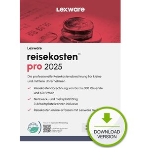 Program Lexware Reisekosten Pro 2025 - 1 Device, ABO - ESD-DownloadESD