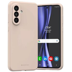Etui Mercury Silicone do Samsung Galaxy  A56 różowo-piaskowy