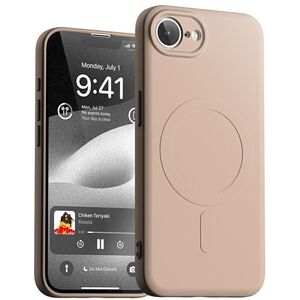 Etui Mercury Semi-Silicone MagSafe do    iPhone 16e różowo-piaskowy