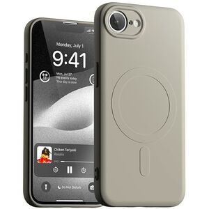 Etui Mercury Semi-Silicone MagSafe do    iPhone 16e kamienny