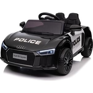Audi R8 Policja na akumulator dla dzieci + Pilot + EVA + Wolny Start + MP3 LED