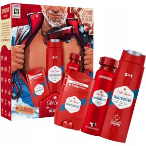 Old Spice zestaw Whitewater żel pod prysznic 250ml   dezodorant 150ml   stick 50ml  2023