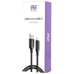 Kabel Encore Energy USB-A USB-C przewód do ładowania i transferu danych 50cm MD-DTAC05B standard