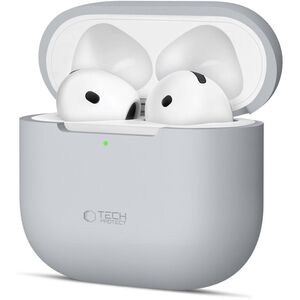 Etui Tech-Protect Silicone na Apple AirPods 4 - szare