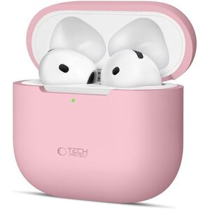 Etui Tech-Protect Silicone na Apple AirPods 4 - różowe